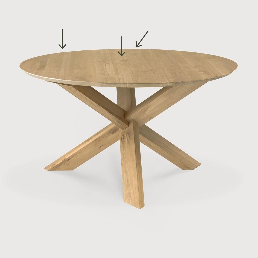 Circle dining table