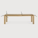 Slice extendable dining table