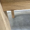 Slice extendable dining table