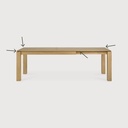 Slice extendable dining table