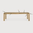 Slice extendable dining table