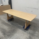 Geometric dining table