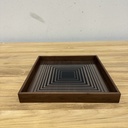 Ink squares glass tray