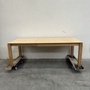 Slice extendable dining table