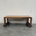 Slice extendable dining table