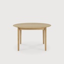 Bok round extendable dining table