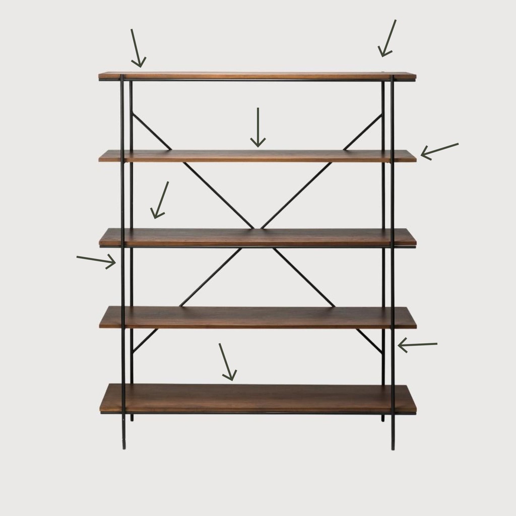 Walnut Rise rack