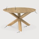 Circle dining table