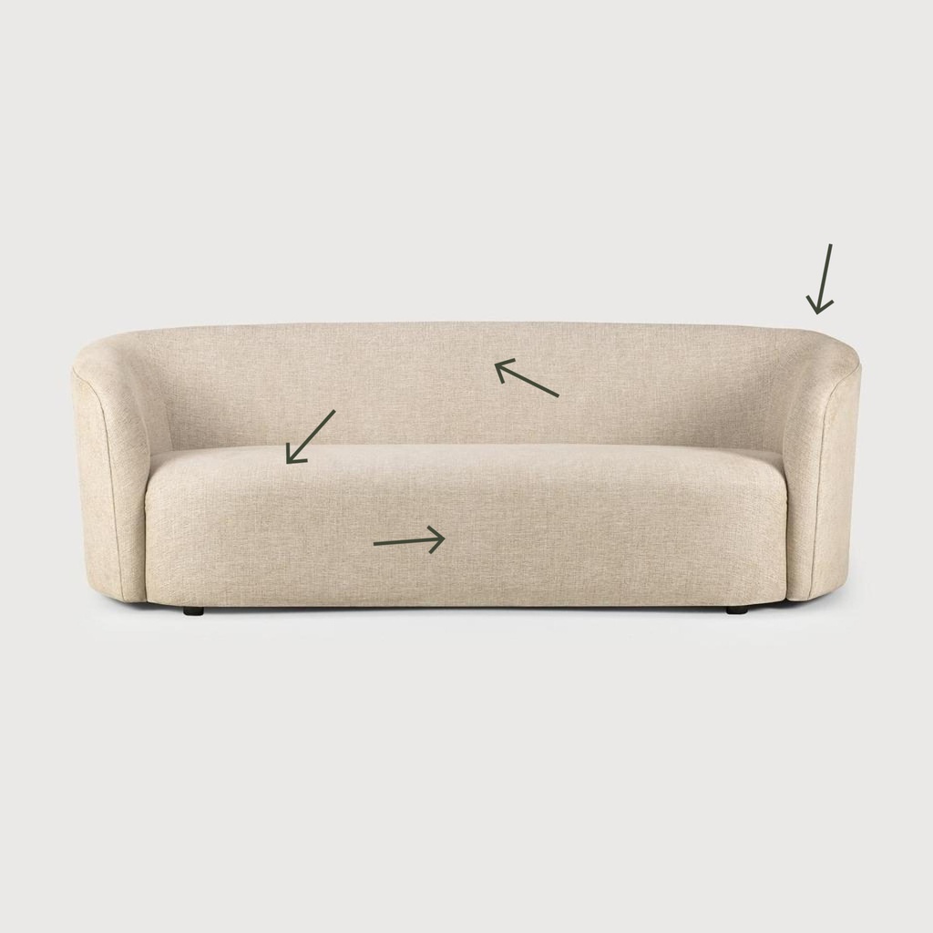 Ellipse sofa - 3 seater