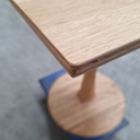 Torsion dining table