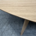 Bok round extendable dining table