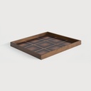 Squares glass tray