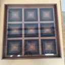 Squares glass tray