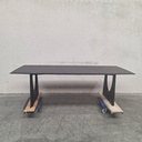 Geometric dining table