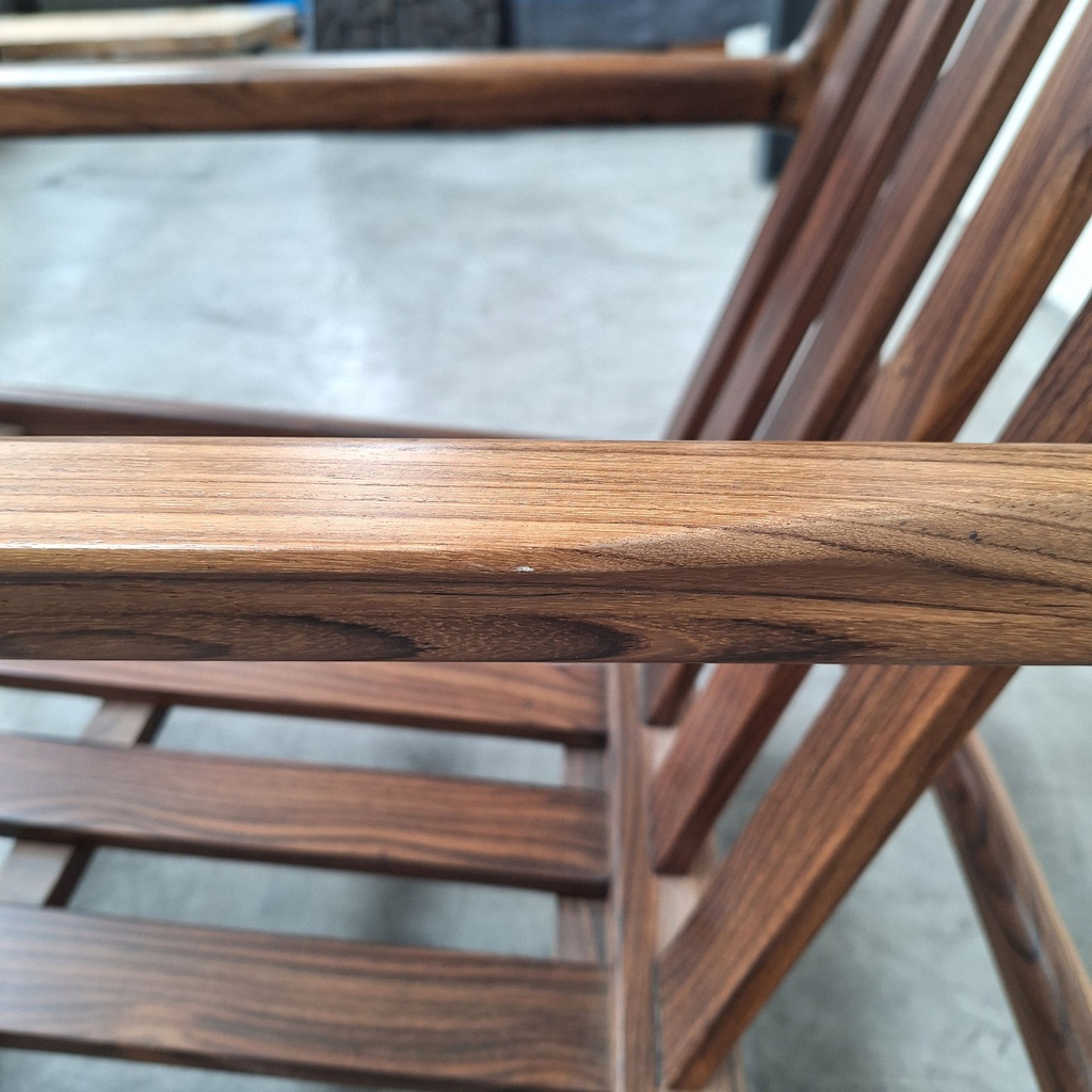 Rosewood Jack lounge chair frame