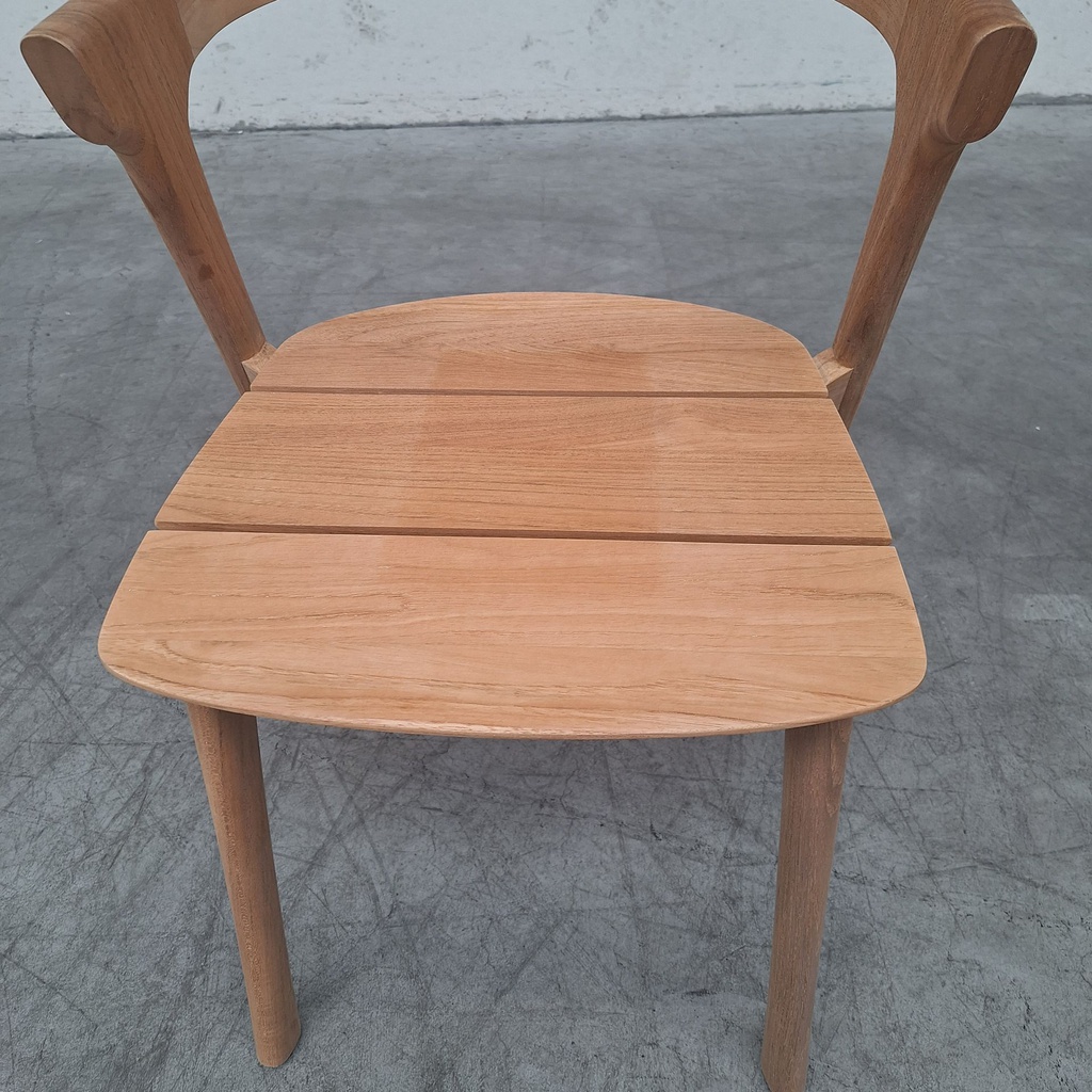 Bok outdoor dining chair with cushion