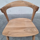 Bok outdoor dining chair with cushion