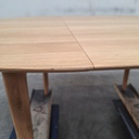 Bok round extendable dining table