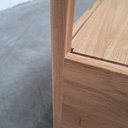 Spindle bedside table