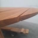 Circle outdoor dining table