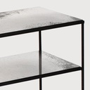 Clear sofa console