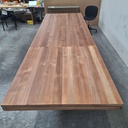 Double extendable dining table