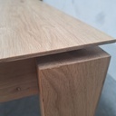 Slice extendable dining table