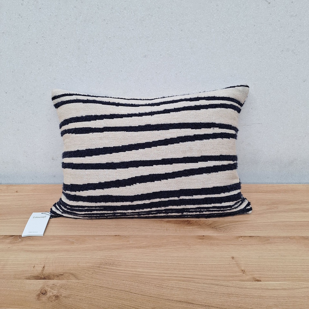 White Stripes cushion