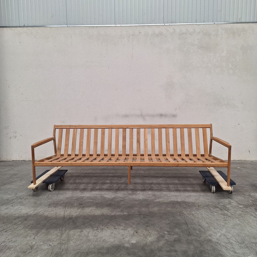 Jack outdoor sofa - 3 seater - wooden frame