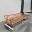 Jack outdoor sofa - 3 seater - wooden frame