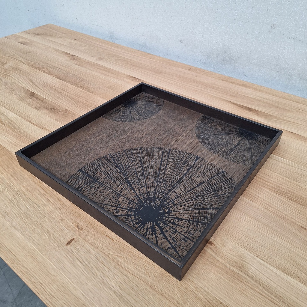 Slices wooden tray