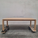 Slice extendable dining table