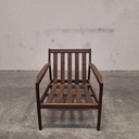 Rosewood Jack lounge chair - wooden frame