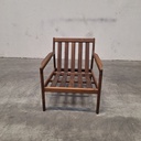 Rosewood Jack lounge chair - wooden frame