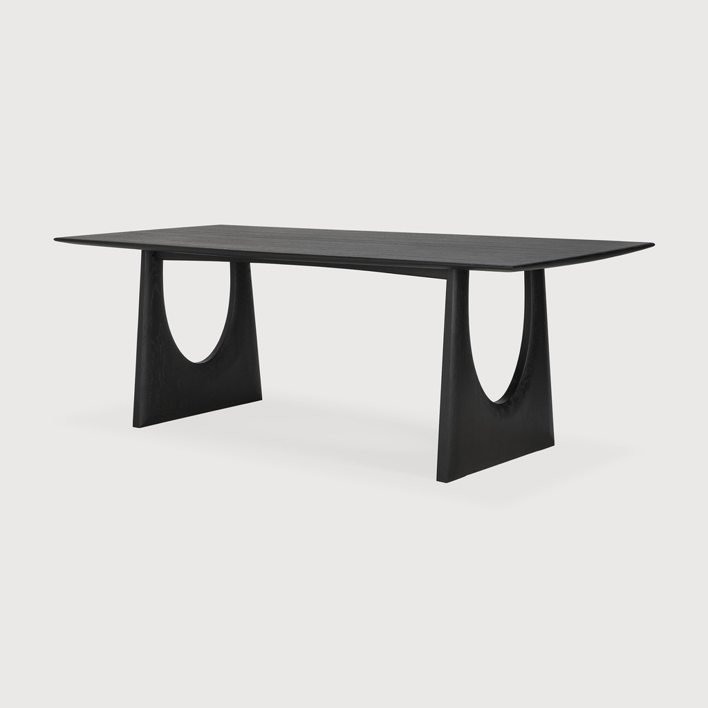 Geometric dining table