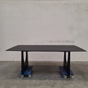 Geometric dining table