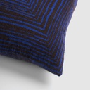 Brown Linear Square cushion