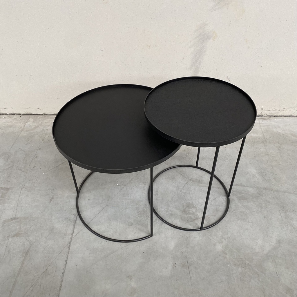 Tray side table set