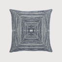 White Linear Square cushion