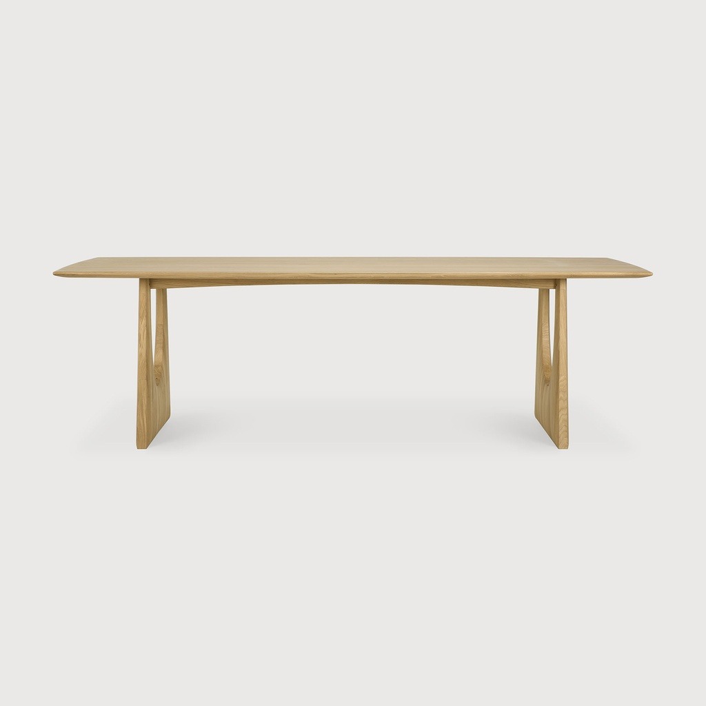 Geometric dining table