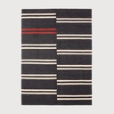 Black Mazandaran kilim rug