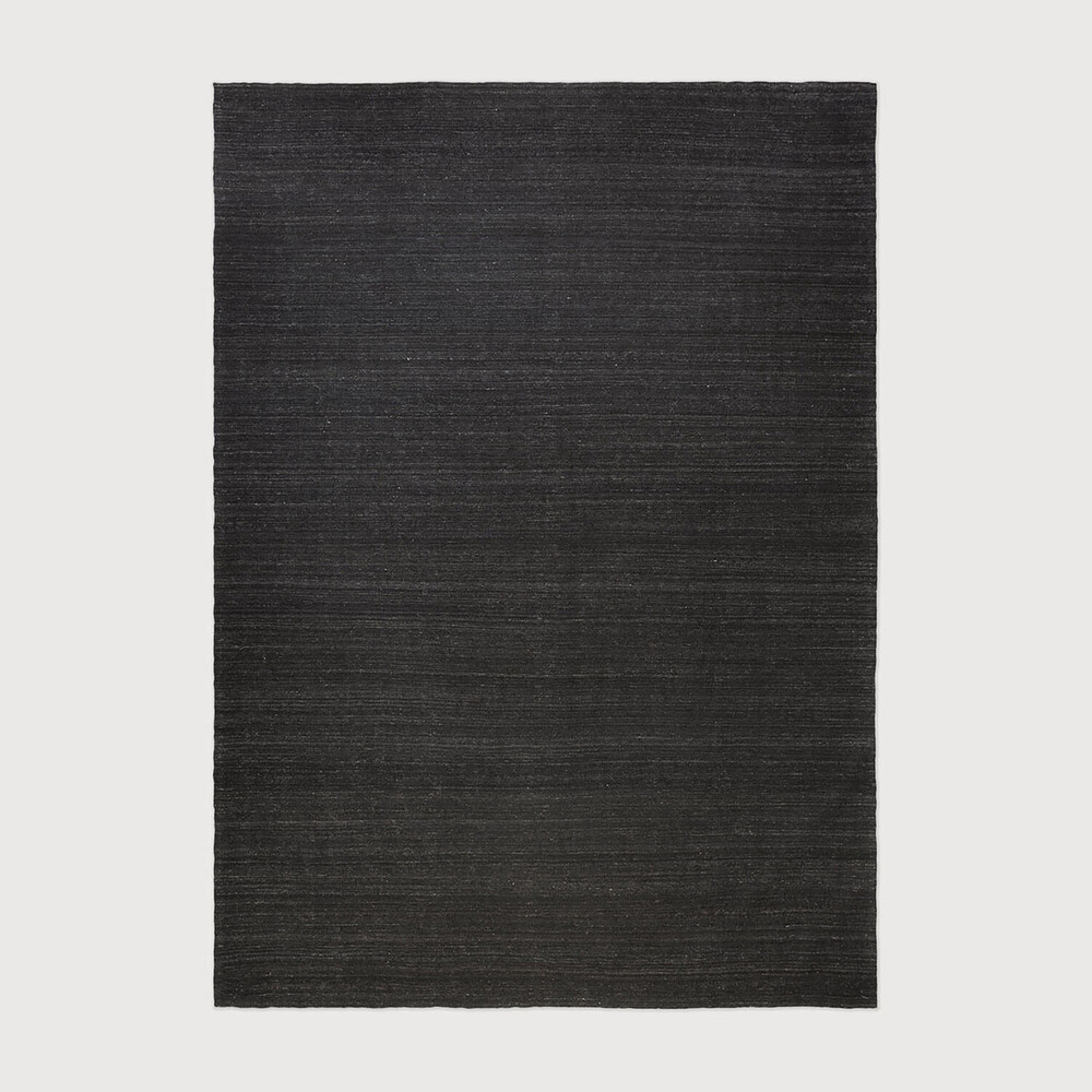 Nomad kilim rug - Dark chocolate 170x240cm