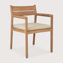 Jack outdoor dining chair with cushion