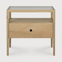 Spindle bedside table