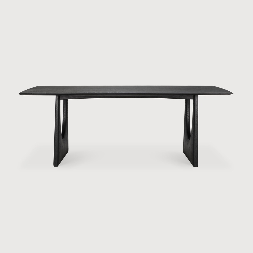 Geometric dining table