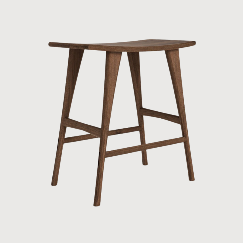 Walnut Osso counter stool